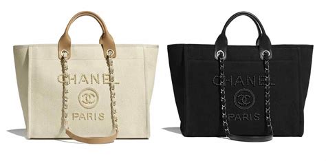 chanel deauville black tote|chanel deauville tote size comparison.